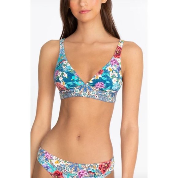 Johnny Was Other - NWT Johnny Was Sunset Adjustable Bikini Top and Hipster Bottom Large STUNNING!